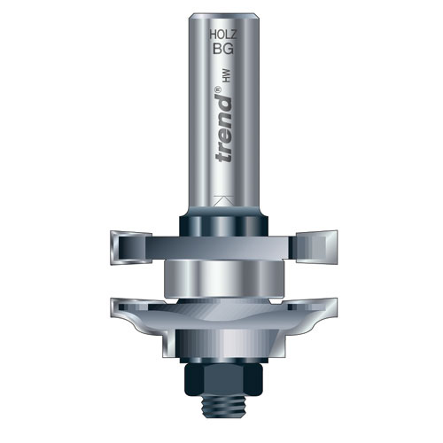 Rammesett fresestål Classic R 4mm ø12mm