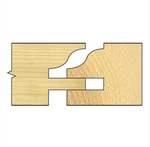 Rammesett fresestål Classic 5,9mm R ø12mm skaft