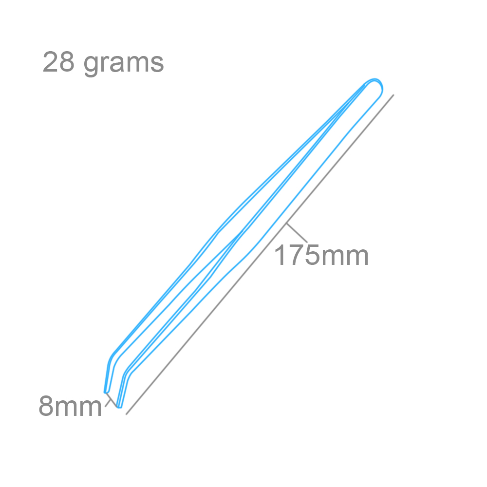 Mc pinsett bøyd 175mm kraftig