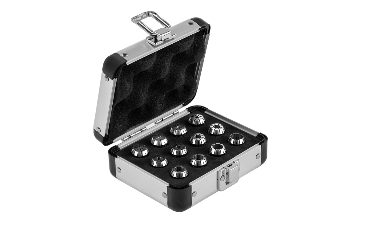 Stepcraft ER16 collett set 12 stk i alu kasse