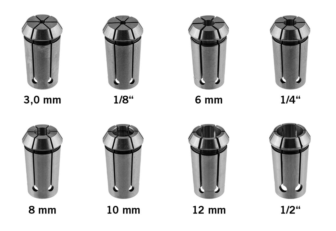Stepcraft collett sett 12 dl. OZ12A for MM-1650 DI