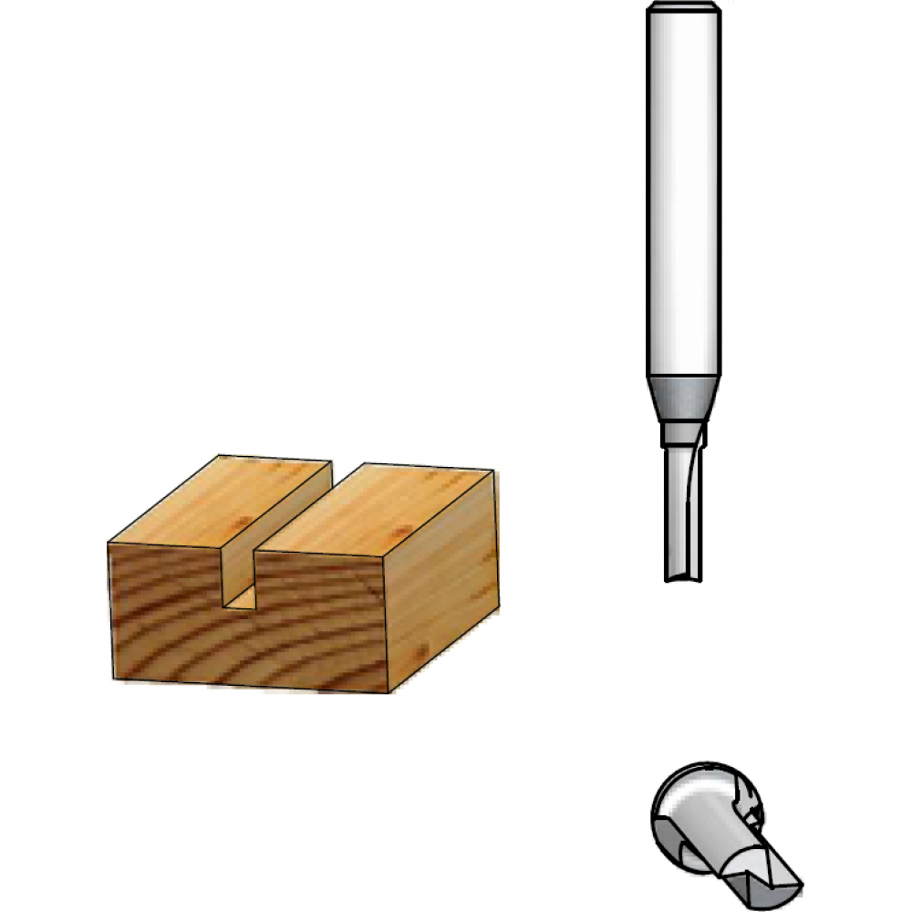 NOTFRES CNC Ø5.0 X 11MM SK 8 HM P2