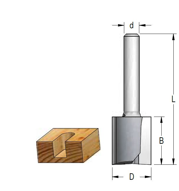 NOTFRES CNC LANG Ø20MM SK 8MM P2