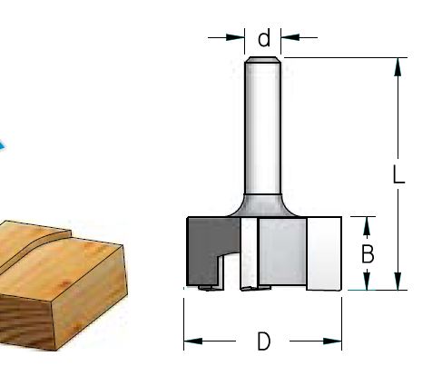 AVRETTERFRES P32 3 SKJÆRS Ø28,5 SK 6