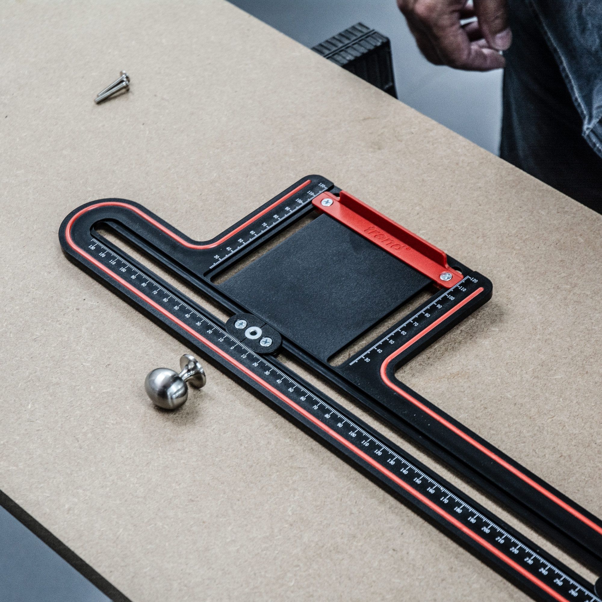 Trend jigg for håndtak montering