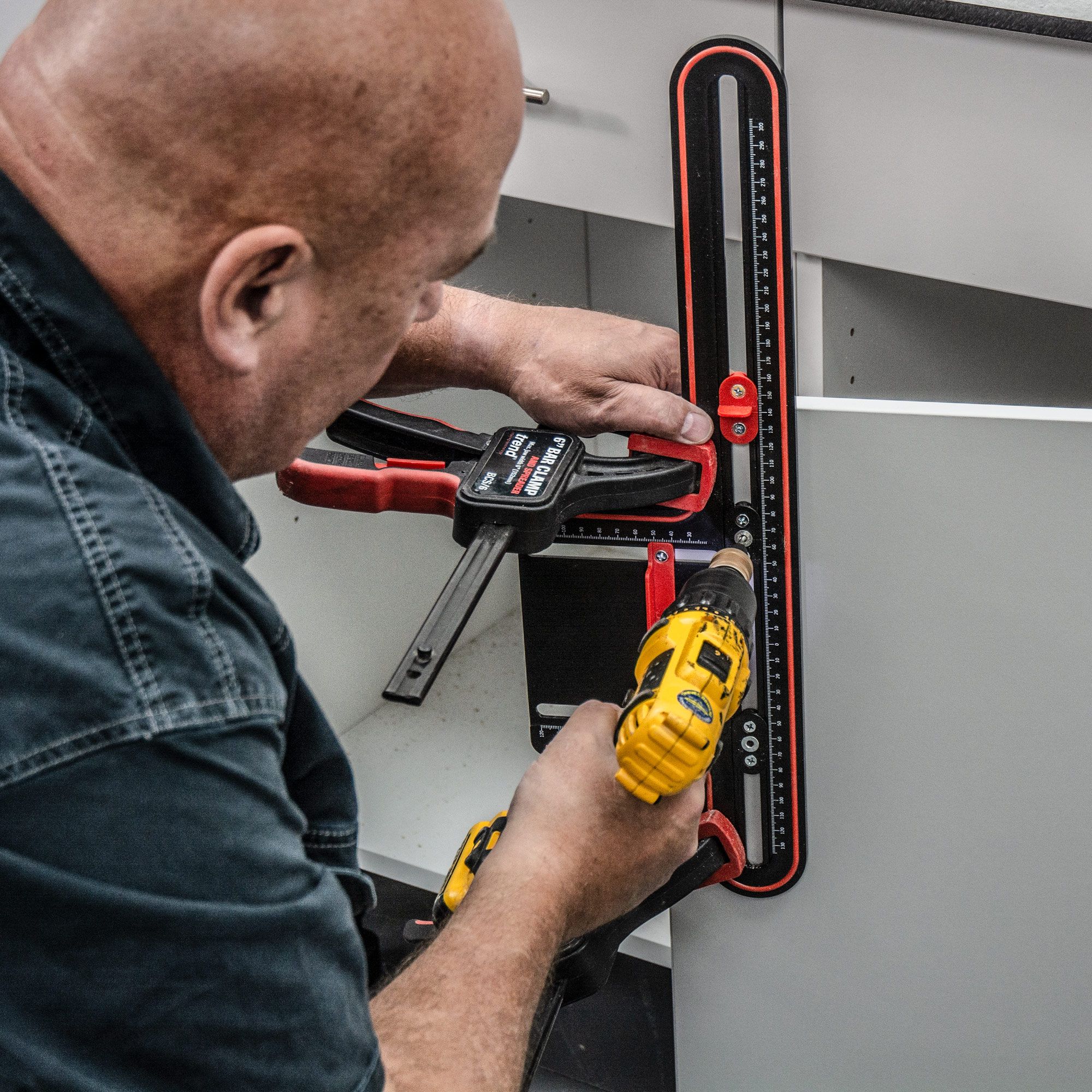 Trend jigg for håndtak montering