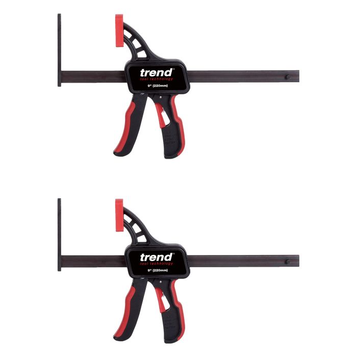 Trend rail tvinge Enhånds 11mm flatt feste 226mm åpning 2 stk