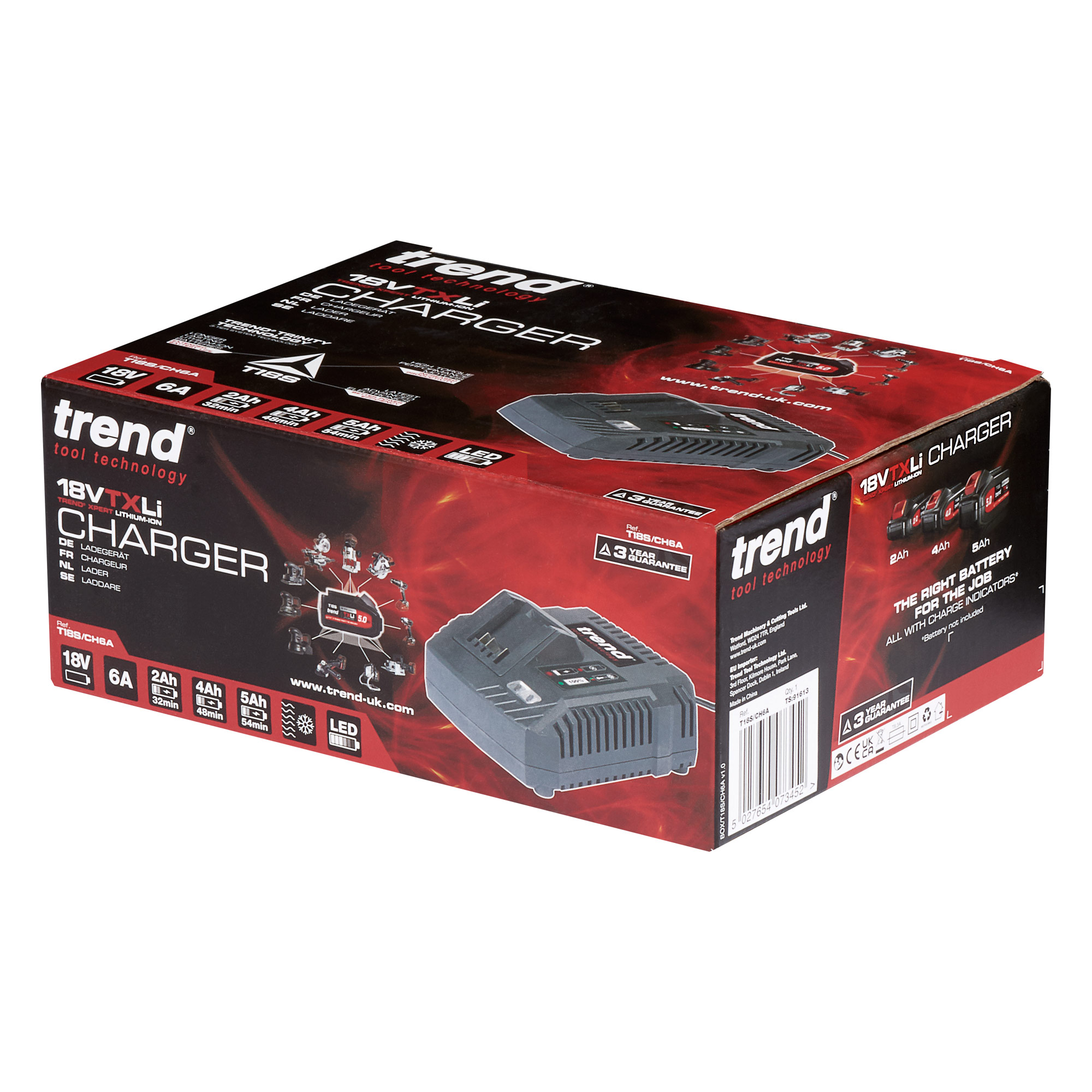 Trend 18V lader 6A