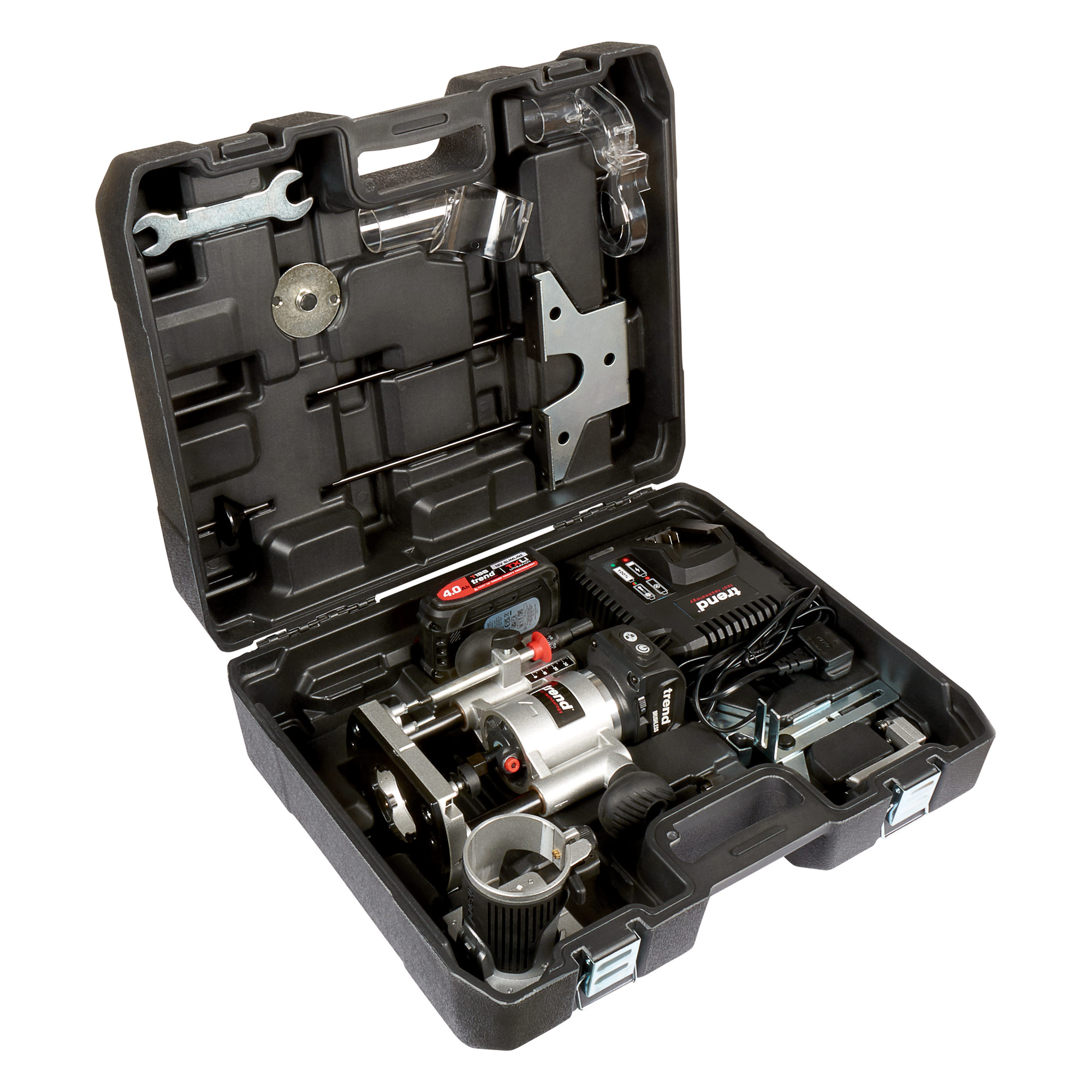 Trend 18V Overfres kun maskin uten lader/batteri