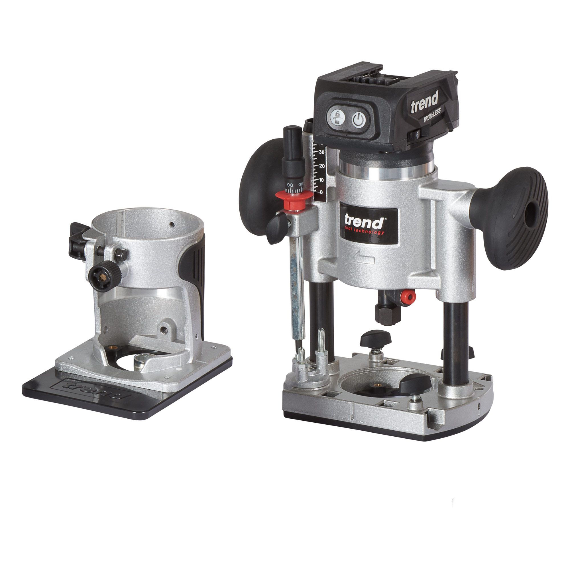 Trend 18V Overfres kun maskin uten lader/batteri